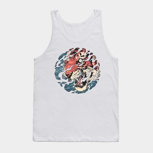 Japanese tiger tattoo art Tank Top by jharleyben